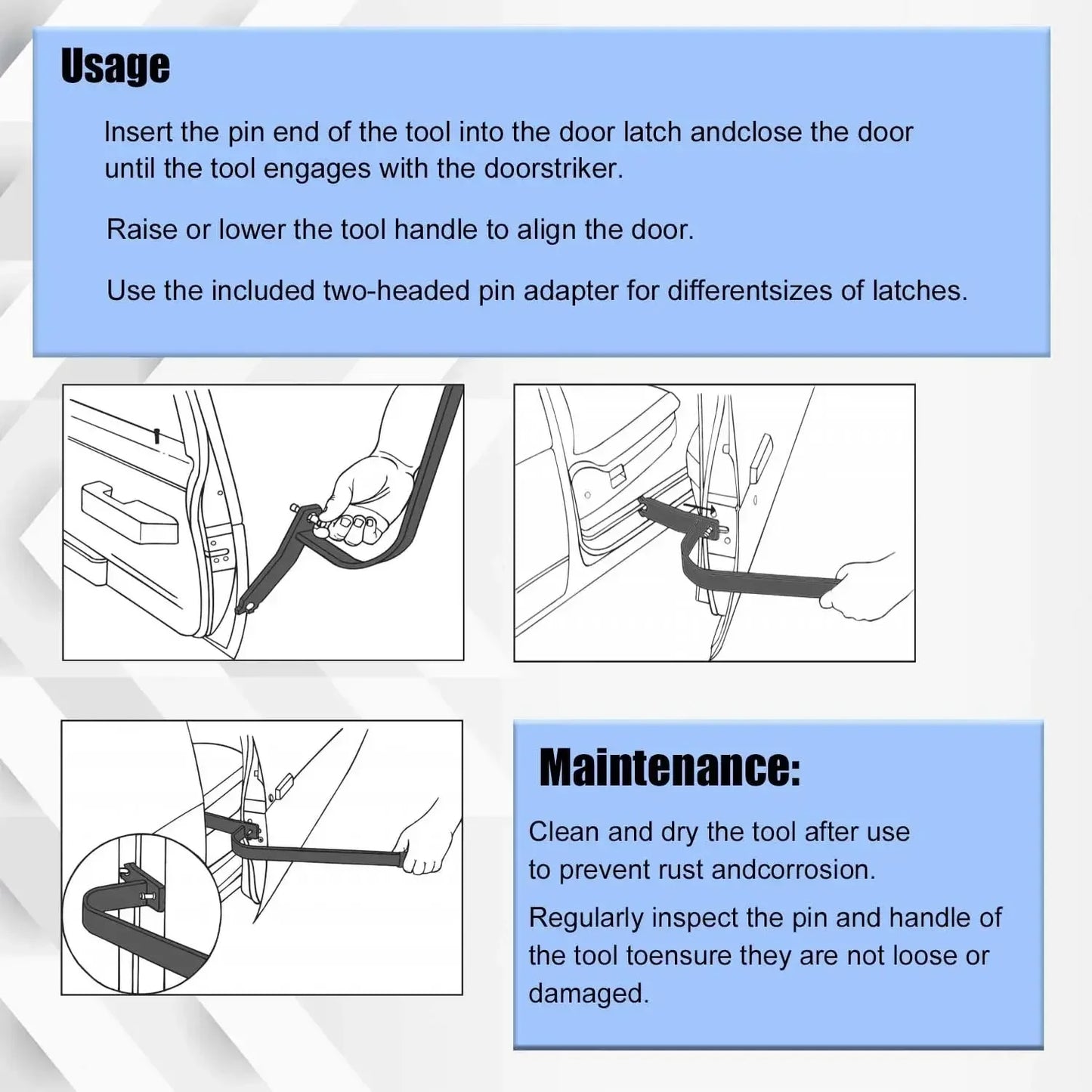 Car Door Alignment Tool